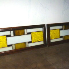 教室作品の紹介/アンティーク飾棚の扉