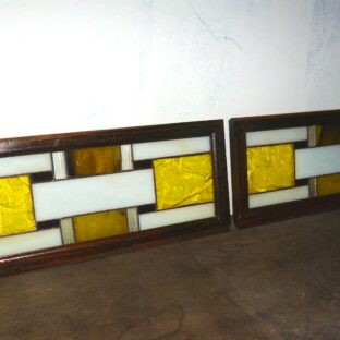 教室作品の紹介/アンティーク飾棚の扉