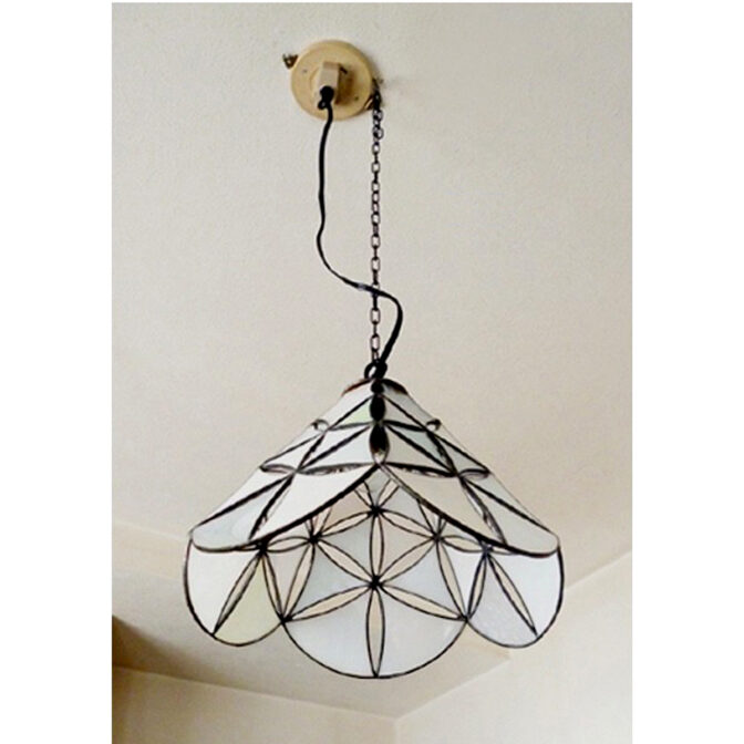 ステンドグラスランプ-3全体