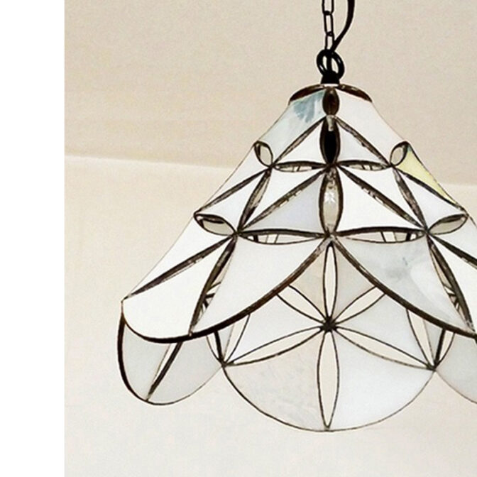 ステンドグラスランプ-3拡大