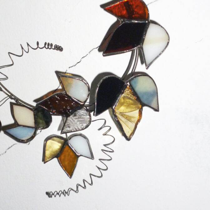 ブラウン色アイビーリース4