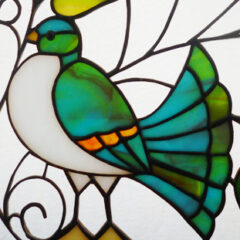 教室作品の紹介/鳩のパネル