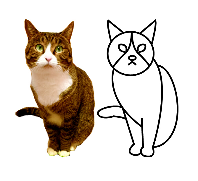 猫の書き起こし