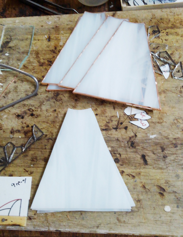 ガラスのカット