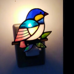 教室作品の紹介/鳥フットライト