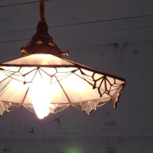 日々の制作/レース飾りランプ