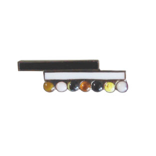 ステンドグラスブローチ