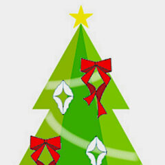 ステンドグラスのデザイン/クリスマスのサンキャッチャー