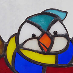 教室作品の紹介/冬支度のオシドリ