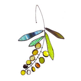 ステンドグラス　ミモザ