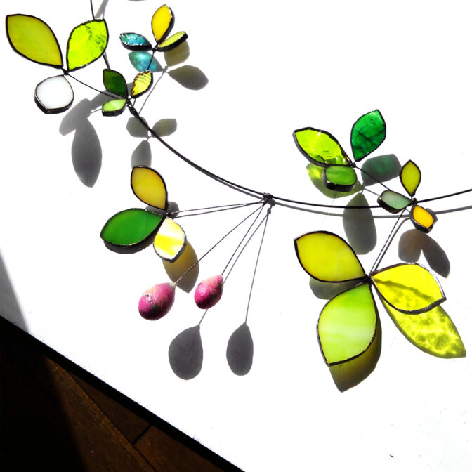 ステンドグラス ストロベリーL | ann stained glass
