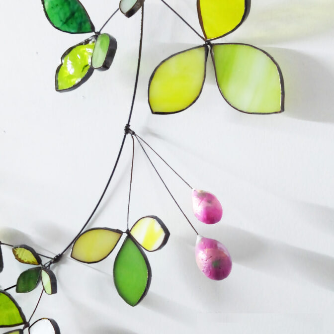 ステンドグラス ストロベリーL | ann stained glass